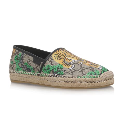 espadrillas gucci tigre|gucci espadrille wedge.